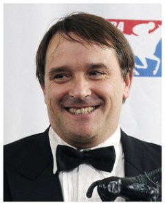 Announcer Dave Johnson. Photo by: Equi-Photo